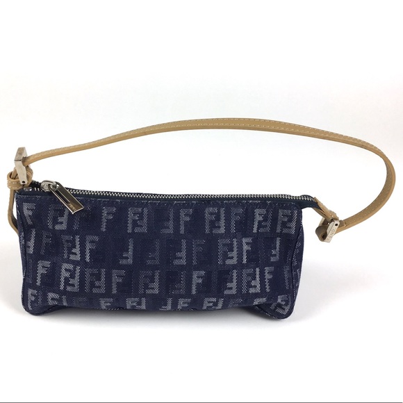 Fendi Handbags - Fendi Pochette Denim Bag